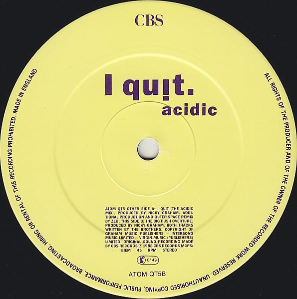 Bros - I Quit (Acidic) - Image 4