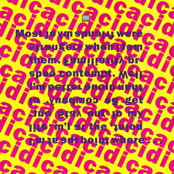 Bros - I Quit (Acidic)